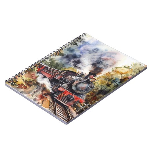 Scenic Landscape with Train Notitieboek (Linkerzijde)