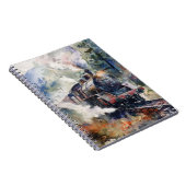 Scenic Landscape with Train Notitieboek (Rechterzijde)