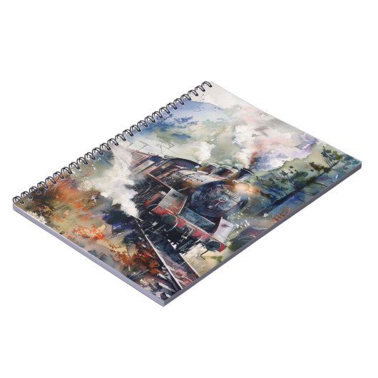 Scenic Landscape with Train Notitieboek (Linkerzijde)