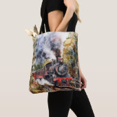 Scenic Landscape with Train Tote Bag (Dichtbij)
