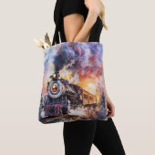 Scenic Landscape with Train Tote Bag (Dichtbij)