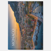 Scenic Monaco Souvenir Fridge Magnet Memento (Voorkant)