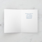 Scenic Ocean View Cloud Reflection Thinking of You Kaart (Binnen)