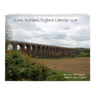Scenic Scotland/England Calendar 2026 Kalender