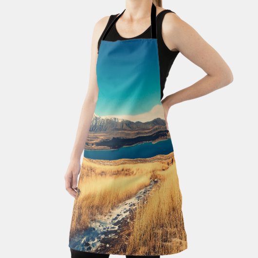 Scenic view in Mt. John summit view point, Lake T Schort (Insitu)