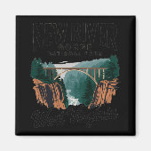 Scenic View Of New River Gorge National Park West  Magneet (Voorkant)