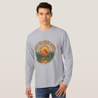 Scenische Route Grijze T-shirt