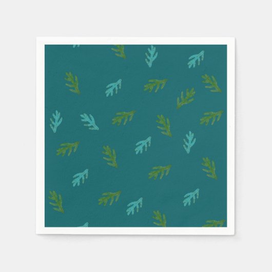 Scent of a forest - Green Spruce Twigs Servet (Voorkant)