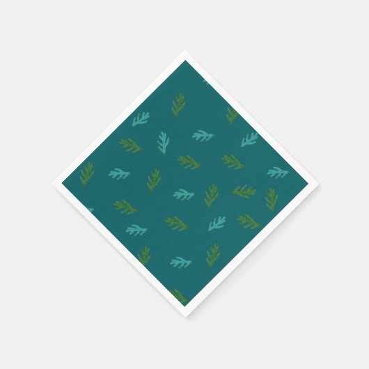 Scent of a forest - Green Spruce Twigs Servet (Hoek)