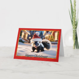 Scent-Sational Holiday Skunk Christmas Kaart