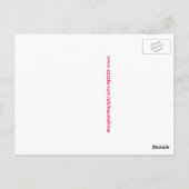 Scent van de lente briefkaart (Achterkant)