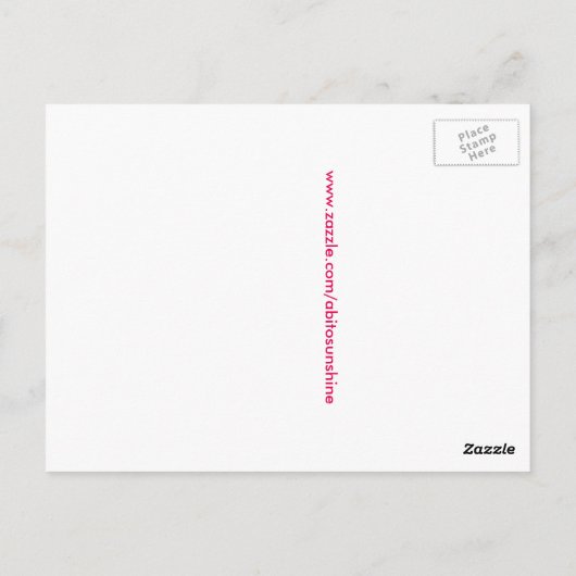 Scent van de lente briefkaart (Achterkant)