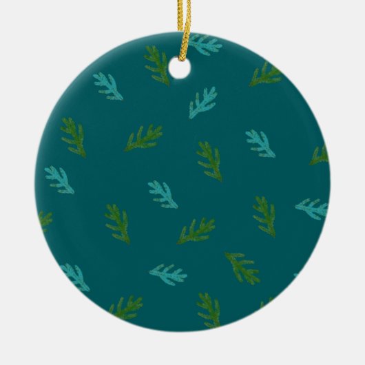 Scent van een bos keramisch ornament (Voorkant)