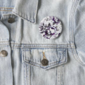 Scent van Rozen van pruimen Ronde Button 5,7 Cm (In situ)