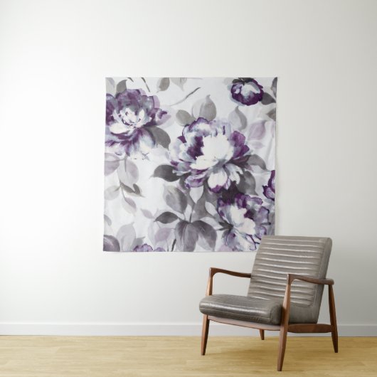 Scent van Rozen van pruimen Wandkleed (In situ)