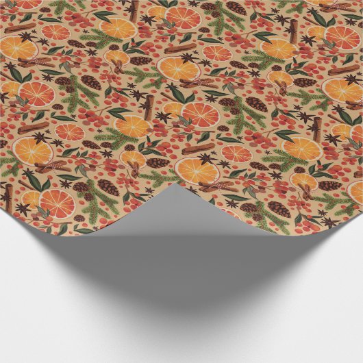 Scentimentaliteit (Burlywood) - Verpakkingspapier Cadeaupapier (Hoek)