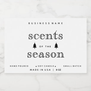 Scents of Season kerstkaarlekeur Design Voedselcontainer Etiket