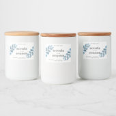 Scents of Season Waterverf Candle Label Design Voedselcontainer Etiket (Flessen)