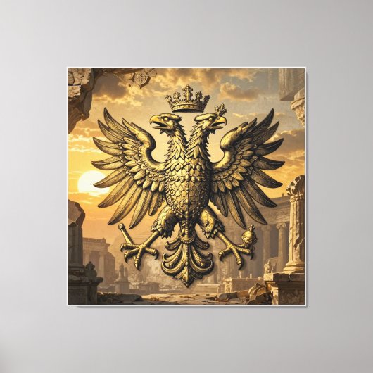 Scepter & Adelaar: De Koninklijke Rite Canvas Afdruk (Voorkant)