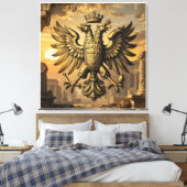 Scepter & Adelaar: De Koninklijke Rite Canvas Afdruk (Insitu (Slaapkamer))