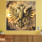 Scepter & Adelaar: De Koninklijke Rite Canvas Afdruk (Insitu (Woonkamer))
