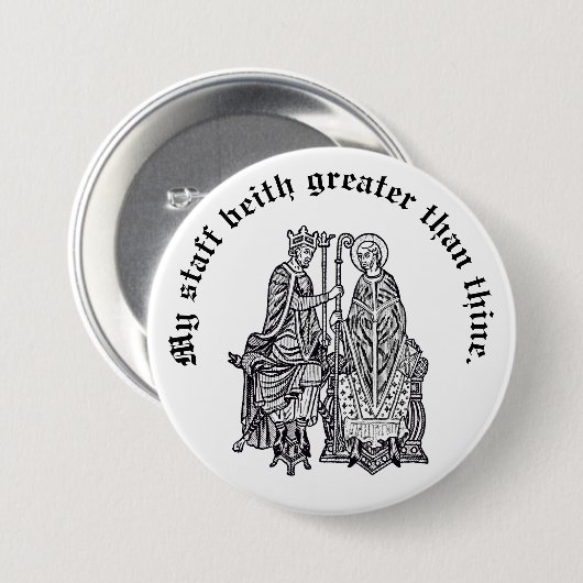 Scepter Envy T-Shirt Ronde Button 7,6 Cm (Voorkant /achterkant)