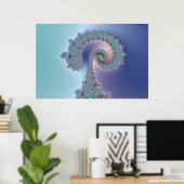 Scepter - Fractal Poster (Thuiskantoor)