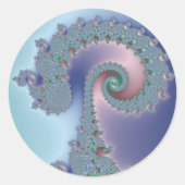 Scepter - Fractal Ronde Sticker (Voorkant)