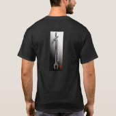 Scepter op de rug t-shirt (Achterkant)