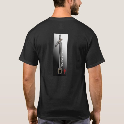 Scepter op de rug t-shirt (Achterkant)