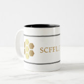 SCFFL Coffee-Mok Tweekleurige Koffiemok (Voorkant links)