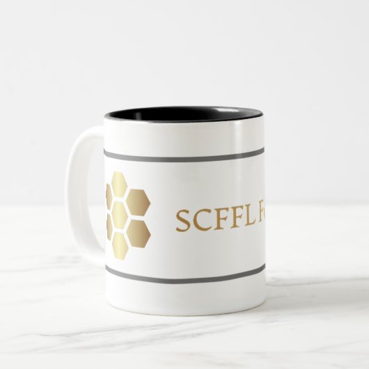 SCFFL Coffee-Mok Tweekleurige Koffiemok (Voorkant links)