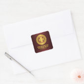 SCH — Proud Descendant Vierkante Sticker (Envelop)