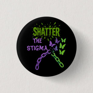 Schaad het taboe - Mentale gezondheid Ronde Button 3,2 Cm