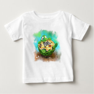 Schaafje met T-Shirt Fun voor schildpad en laebel 