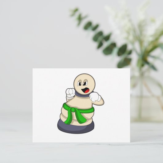 Schaafschild bij Chess Briefkaart (Staand voorkant)