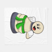 Schaafschild bij Chess Fleece Deken (Voorkant (Horizontaal))