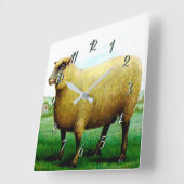 schaafschilderij vierkante klok (Hoek)