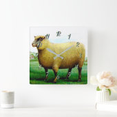  schaafschilderij vierkante klok (Huis)