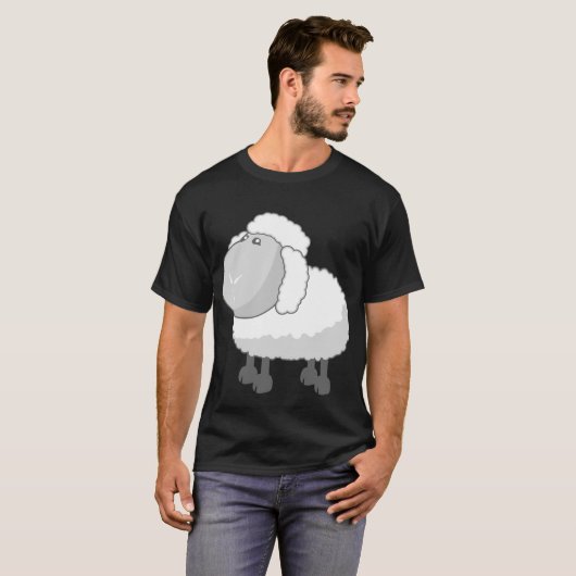 schaafshirt t-shirt (Voorkant volledig)
