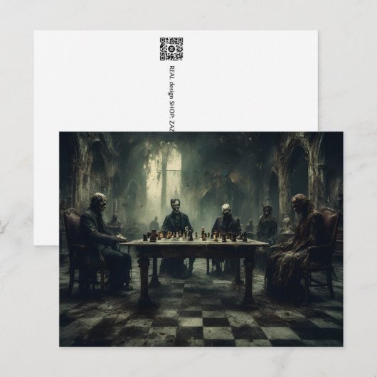 Schaak1032 Briefkaart (Voorkant / Achterkant)