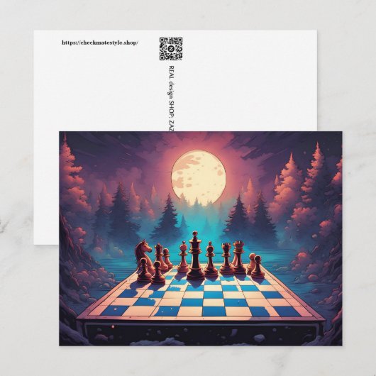 Schaak 1026 briefkaart (Voorkant / Achterkant)