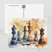 Schaak 1027 briefkaart (Voorkant / Achterkant)