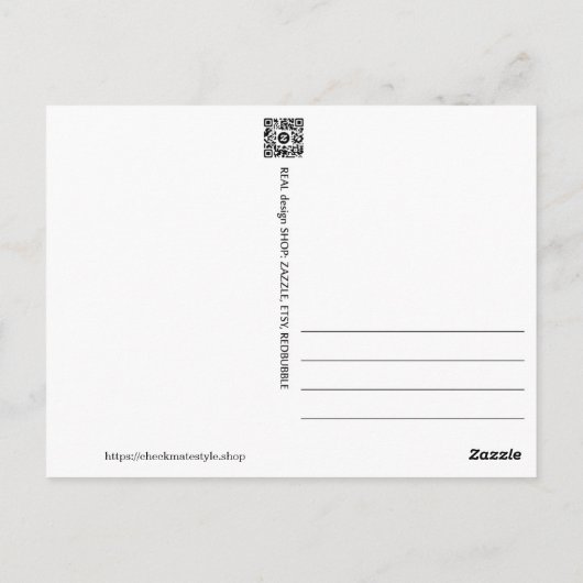 Schaak 1038 briefkaart (Achterkant)