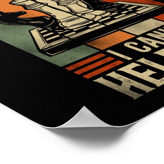 Schaak als het geen schaak is, kan ik je niet help poster (Hoek)