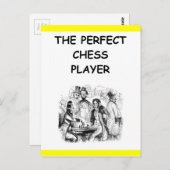 schaak briefkaart (Voorkant / Achterkant)