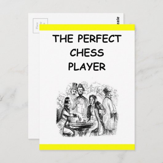 schaak briefkaart (Voorkant / Achterkant)