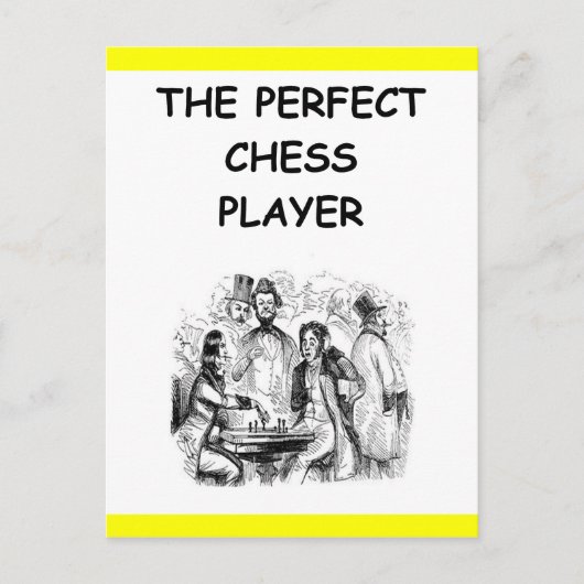 schaak briefkaart (Voorkant)