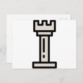 schaak briefkaart (Voorkant / Achterkant)