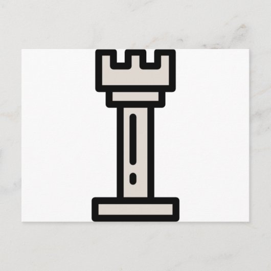 schaak briefkaart (Voorkant)